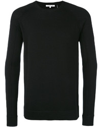 schwarzer Pullover mit einem Rundhalsausschnitt von Helmut Lang