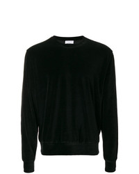 schwarzer Pullover mit einem Rundhalsausschnitt von Ih Nom Uh Nit
