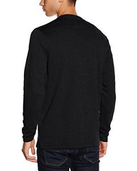 schwarzer Pullover mit einem Rundhalsausschnitt von Jack & Jones