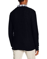 schwarzer Pullover mit einem Rundhalsausschnitt von Jack & Jones