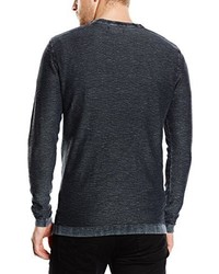 schwarzer Pullover mit einem Rundhalsausschnitt von Jack & Jones