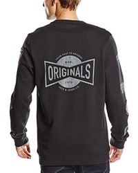 schwarzer Pullover mit einem Rundhalsausschnitt von Jack & Jones