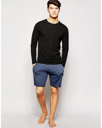 schwarzer Pullover mit einem Rundhalsausschnitt von Jack and Jones