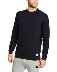 schwarzer Pullover mit einem Rundhalsausschnitt von Jack & Jones