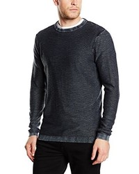 schwarzer Pullover mit einem Rundhalsausschnitt von Jack & Jones