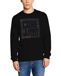 schwarzer Pullover mit einem Rundhalsausschnitt von Jack & Jones