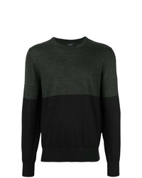 schwarzer Pullover mit einem Rundhalsausschnitt von Joseph