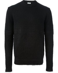 schwarzer Pullover mit einem Rundhalsausschnitt von Kenzo