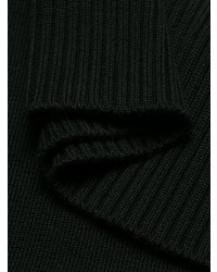 schwarzer Pullover mit einem Rundhalsausschnitt von Prada