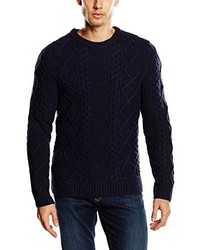 schwarzer Pullover mit einem Rundhalsausschnitt von Levi's