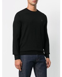 schwarzer Pullover mit einem Rundhalsausschnitt von Polo Ralph Lauren