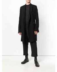 schwarzer Pullover mit einem Rundhalsausschnitt von Rick Owens DRKSHDW