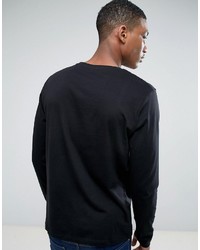 schwarzer Pullover mit einem Rundhalsausschnitt von Asos