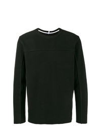 schwarzer Pullover mit einem Rundhalsausschnitt von Lot78