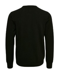 schwarzer Pullover mit einem Rundhalsausschnitt von Matinique