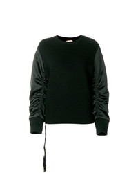 schwarzer Pullover mit einem Rundhalsausschnitt von N°21