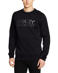schwarzer Pullover mit einem Rundhalsausschnitt von Oakley