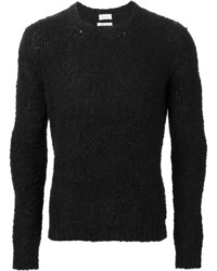schwarzer Pullover mit einem Rundhalsausschnitt von Paul Smith