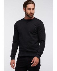 schwarzer Pullover mit einem Rundhalsausschnitt von Petrol Industries