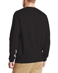 schwarzer Pullover mit einem Rundhalsausschnitt von Poler Stuff