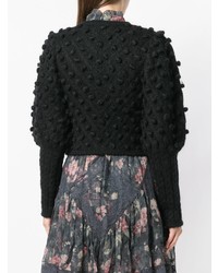 schwarzer Pullover mit einem Rundhalsausschnitt von Zimmermann