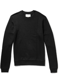 schwarzer Pullover mit einem Rundhalsausschnitt von Public School