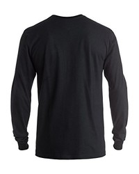 schwarzer Pullover mit einem Rundhalsausschnitt von Quiksilver