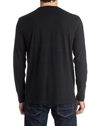 schwarzer Pullover mit einem Rundhalsausschnitt von Quiksilver