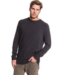 schwarzer Pullover mit einem Rundhalsausschnitt von Quiksilver