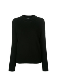 schwarzer Pullover mit einem Rundhalsausschnitt von rag & bone/JEAN
