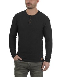 schwarzer Pullover mit einem Rundhalsausschnitt von Redefined Rebel