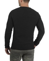 schwarzer Pullover mit einem Rundhalsausschnitt von Redefined Rebel