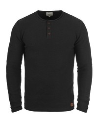 schwarzer Pullover mit einem Rundhalsausschnitt von Redefined Rebel