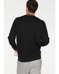 schwarzer Pullover mit einem Rundhalsausschnitt von Reebok