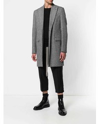 schwarzer Pullover mit einem Rundhalsausschnitt von Rick Owens