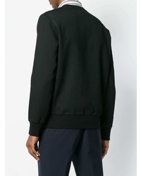 schwarzer Pullover mit einem Rundhalsausschnitt von Alexander McQueen