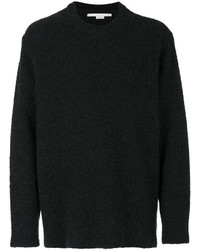 schwarzer Pullover mit einem Rundhalsausschnitt von Stella McCartney