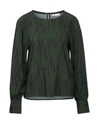 schwarzer Pullover mit einem Rundhalsausschnitt von STREET ONE STUDIO