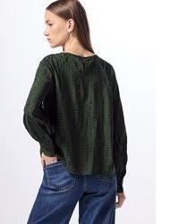 schwarzer Pullover mit einem Rundhalsausschnitt von STREET ONE STUDIO