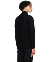 schwarzer Pullover mit einem Rundhalsausschnitt von Y-3