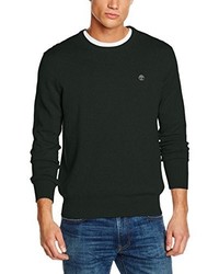 schwarzer Pullover mit einem Rundhalsausschnitt von Timberland