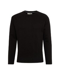 schwarzer Pullover mit einem Rundhalsausschnitt von Tom Tailor Denim