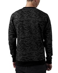 schwarzer Pullover mit einem Rundhalsausschnitt von Urban Classics