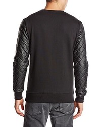 schwarzer Pullover mit einem Rundhalsausschnitt von Urban Classics