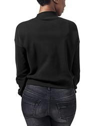 schwarzer Pullover mit einem Rundhalsausschnitt von Urban Classics