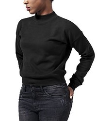 schwarzer Pullover mit einem Rundhalsausschnitt von Urban Classics