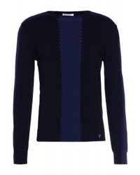schwarzer Pullover mit einem Rundhalsausschnitt von Versace