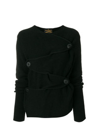 schwarzer Pullover mit einem Rundhalsausschnitt von Vivienne Westwood Anglomania