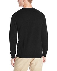 schwarzer Pullover mit einem Rundhalsausschnitt von Volcom