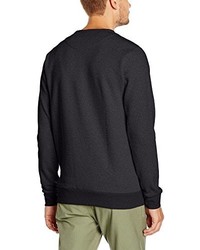 schwarzer Pullover mit einem Rundhalsausschnitt von Volcom